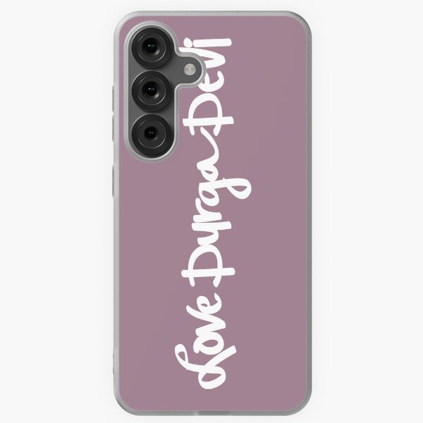 Love Durga Devi Typography Graphic Samsung Galaxy Soft Case