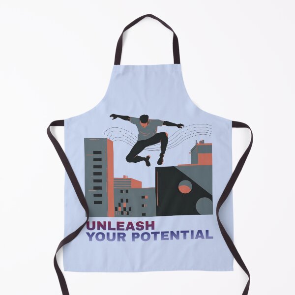 Item preview, Parkour Potential Unleashed - Aesthetic Guy Doing Parkour Illustration designed and sold by Tecnofa.