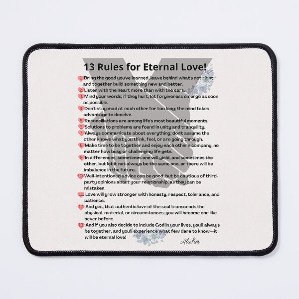 Item preview,  Inspirational Love Rules for Valentine's: Find Eternal Love  designed and sold by TeeAauthenticF.