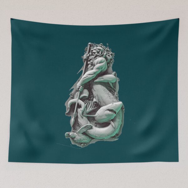 Item preview, NEPTUNE ROMAN GOD OF THE SEA designed and sold by THE AMERICAN TEEVANGELIST.