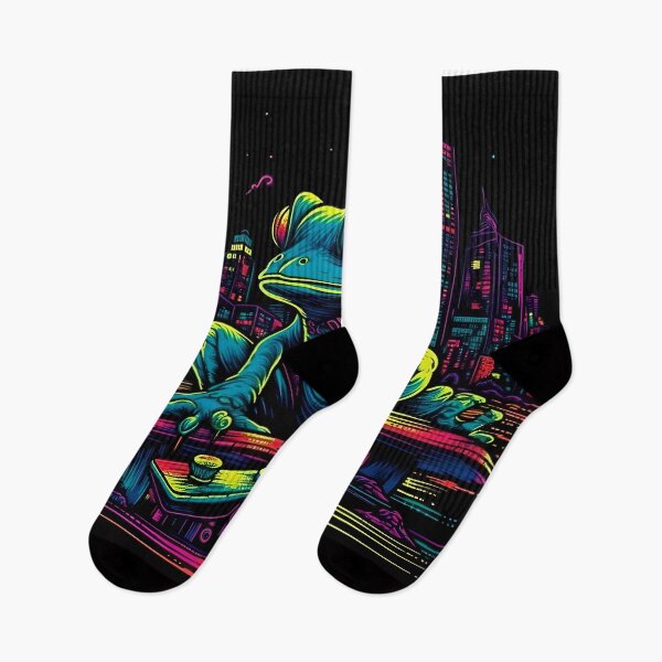 Item preview, Neon City Frog designed and sold by ai-depot.