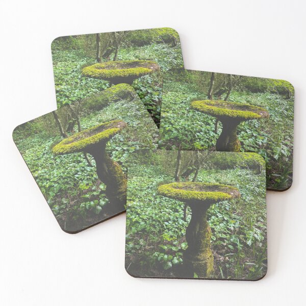 Item preview, Moss Embraced Birdbath designed and sold by Willowlady.