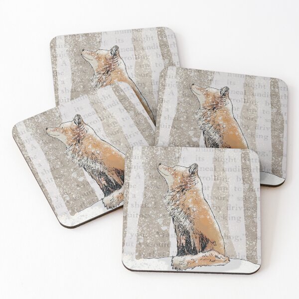 Item preview, Fox in the Snow designed and sold by LitArtByGina.
