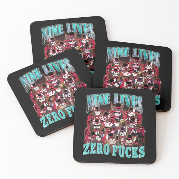 Item preview, Husk Nine lives zero f*cks Hazbin Hotel designed and sold by Alpinkpaca.