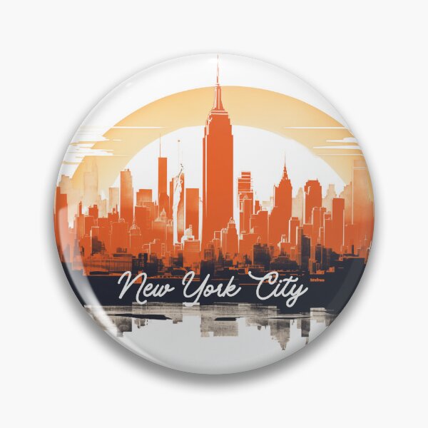 Item preview, New York City retro screenprint  designed and sold by Kr3uzberg.