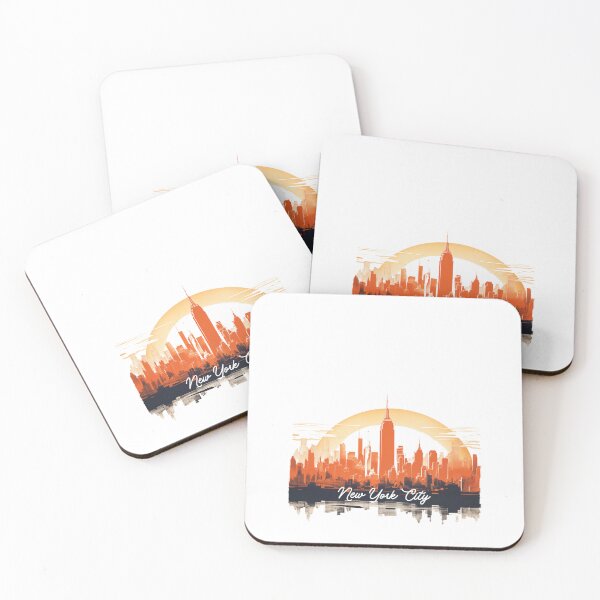 Item preview, New York City retro screenprint  designed and sold by Kr3uzberg.
