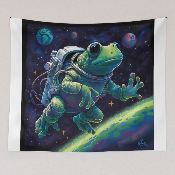 Item preview, Frog Astronaut Adventure designed and sold by ai-depot.