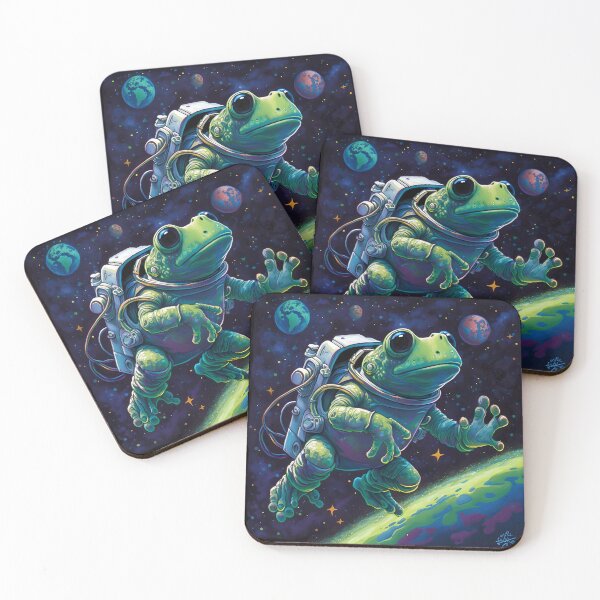 Item preview, Frog Astronaut Adventure designed and sold by ai-depot.
