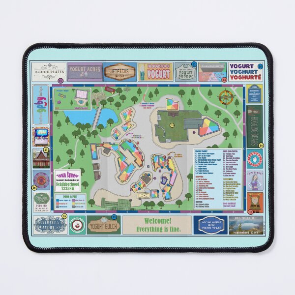 Item preview, The Good Place: A Resident's Map to the Best of Neighborhood 12358W designed and sold by AeshnidaeMaps.