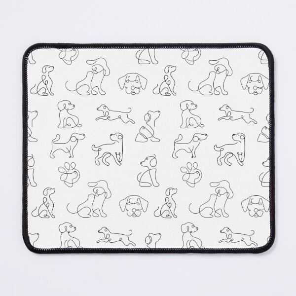 Item preview, Dog Line Art Pattern - Seamless Pattern designed and sold by patternjp.