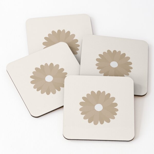 Item preview, Beige Brown Daisy designed and sold by wonderxwander.