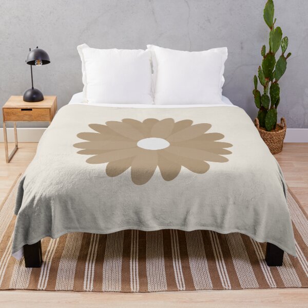 Item preview, Beige Brown Daisy designed and sold by wonderxwander.