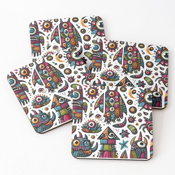 Item preview, Creative 3d monster robot pattern design designed and sold by sathiyaseelans.