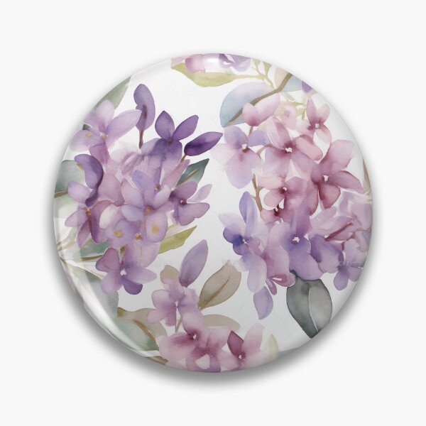 Item preview, lilac flowers, watercolor designed and sold by elegantpaterns.