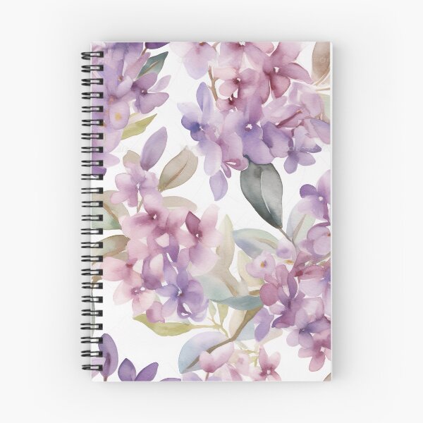 Item preview, lilac flowers, watercolor designed and sold by elegantpaterns.