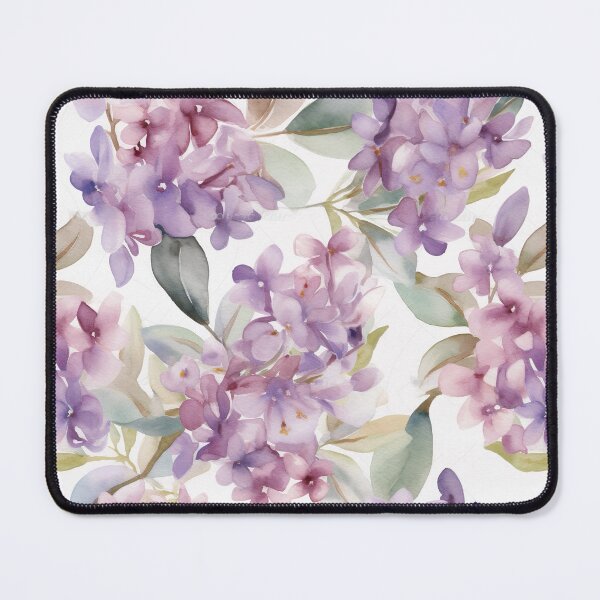 Item preview, lilac flowers, watercolor  designed and sold by elegantpaterns.