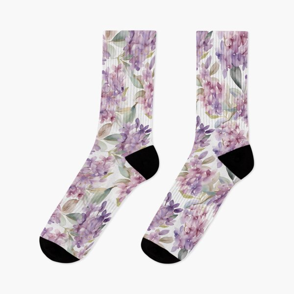 Item preview, lilac flowers, watercolor designed and sold by elegantpaterns.