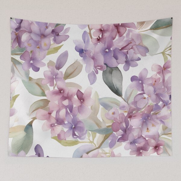 Item preview, lilac flowers, watercolor designed and sold by elegantpaterns.