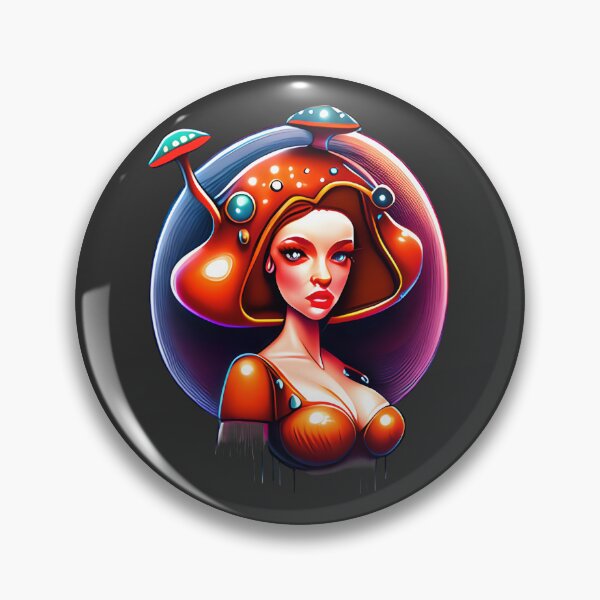 Item preview, Futuristic Mushroom Woman designed and sold by Chubuter.