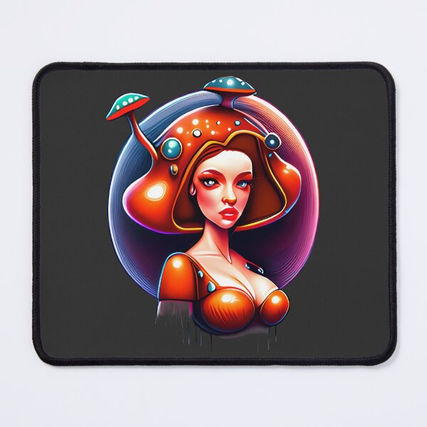Item preview, Futuristic Mushroom Woman designed and sold by Chubuter.