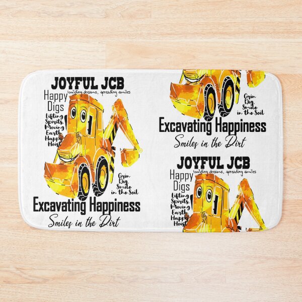 Item preview, Joyful Excavator: Hand Drawn  Smiling Excavator  designed and sold by asprse.