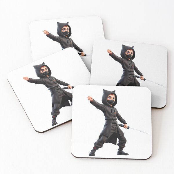Item preview, Little Ninja with Cat Ears Anime Style Samurai designed and sold by Frostquest.