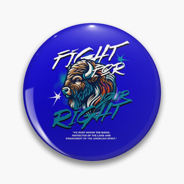 Item preview, Fight for your Right Bison designed and sold by INKNIK.