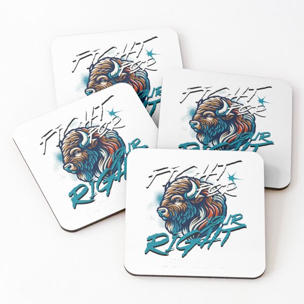 Item preview, Fight for your Right Bison designed and sold by INKNIK.