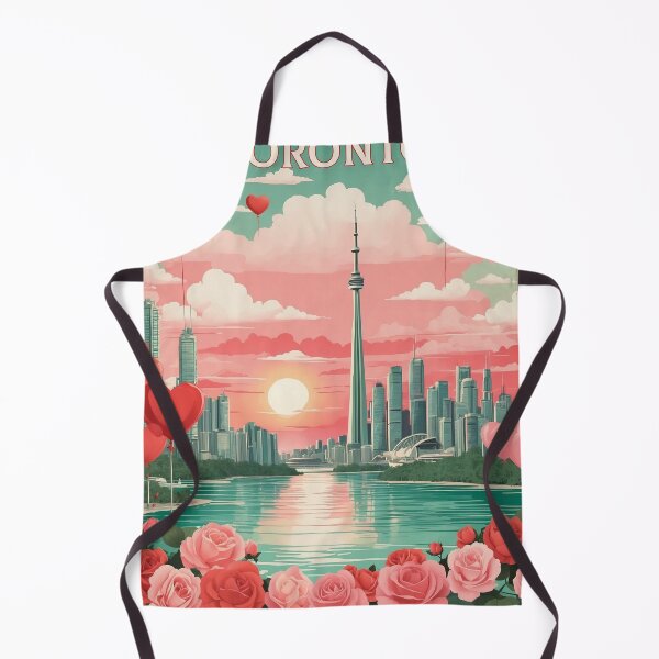Item preview, Valentines Day Toronto Canada Tourism Vintage Poster designed and sold by TravelersGems.