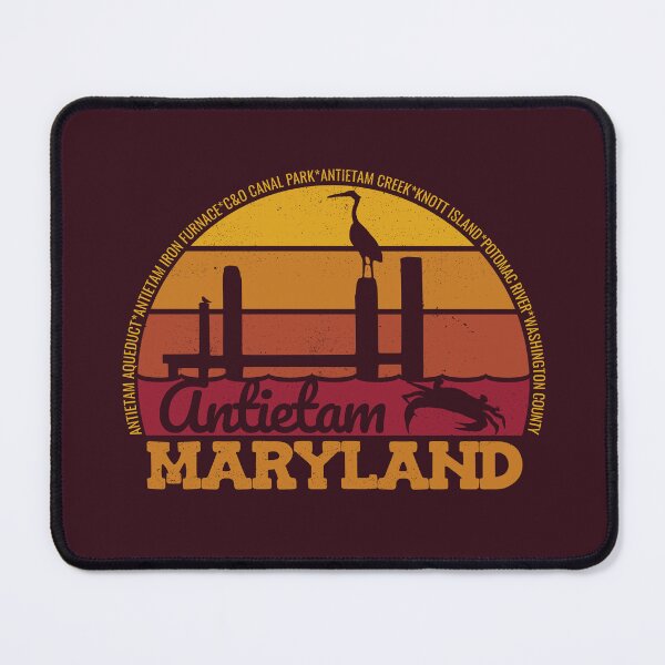 Item preview, Antietam Maryland Sunset Retro Vintage Local Pride Logo designed and sold by CRHPOD20.