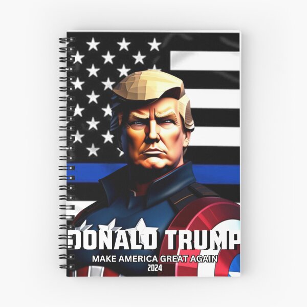 Item preview, Captain Trump Blue Line Flag #2 Make America Great Again designed and sold by CaptainTrump.