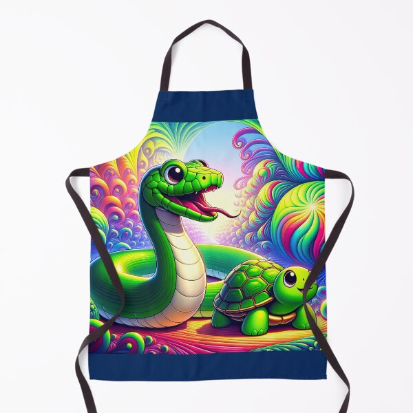 Item preview, Psychedelic Python Pals: Journey Through Fractal Visions designed and sold by TuringTacoTales.