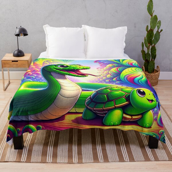 Item preview, Psychedelic Python Pals: Journey Through Fractal Visions designed and sold by TuringTacoTales.