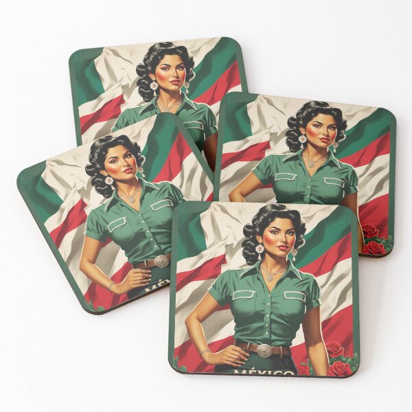 Item preview, International Womens Day Mexico Spanish Tourism Vintage Poster 4 designed and sold by TravelersGems.