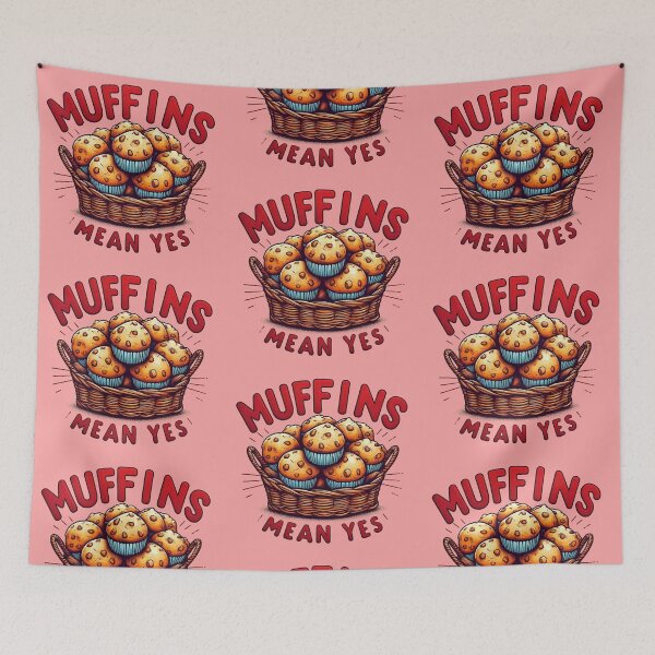 Item preview, Muffins mean yes designed and sold by Vkinsify.