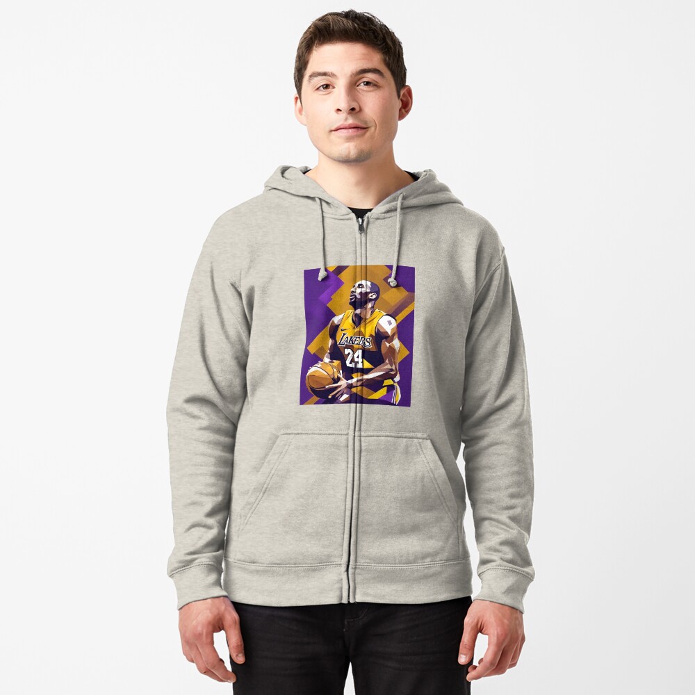 Kobe Bryant Los Angeles Lakers cheapest Mamba All Over Graphic Hoodie