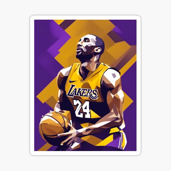 Item preview, Kobe Bryant Art. Lakers Basketball Print Art Work designed and sold by kakarikihill.