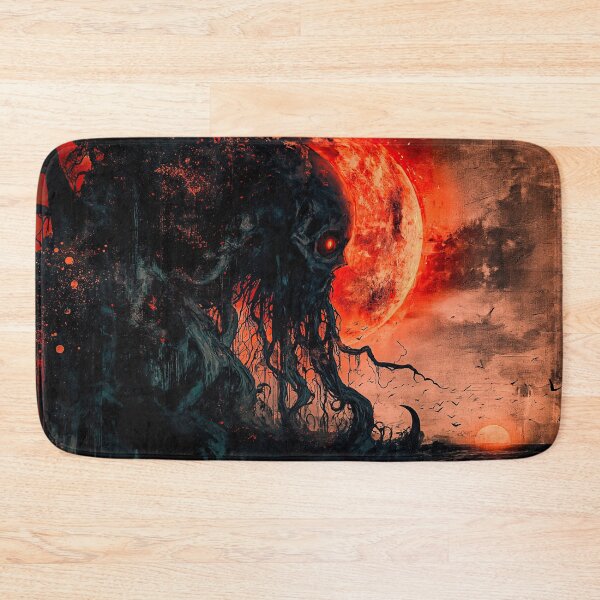 Item preview, Cthulhu at Sunset with Blood Moon designed and sold by Space-Yeti.