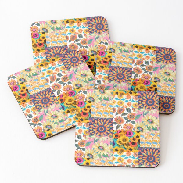 Item preview, Beautiful Patchwork Sunflower Variety Girls and Womens Gifts designed and sold by GoodNaturedAI.