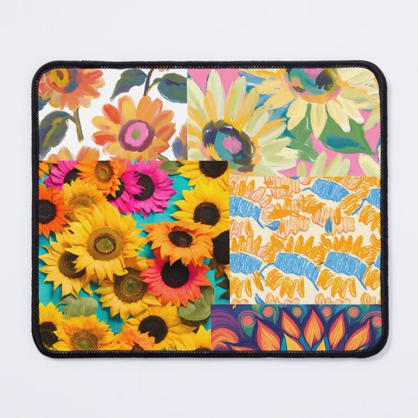 Item preview, Beautiful Patchwork Sunflower Variety Girls and Womens Gifts designed and sold by GoodNaturedAI.