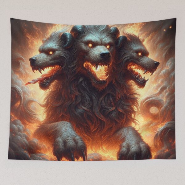 Item preview, Cerberus Running Through Fire designed and sold by CailaStyle.