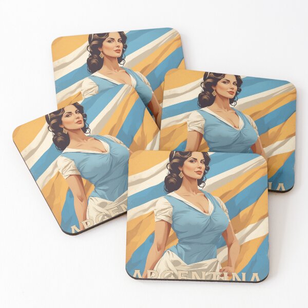 Item preview, International Womens Day Argentina Spanish Tourism Vintage Poster 4 designed and sold by TravelersGems.