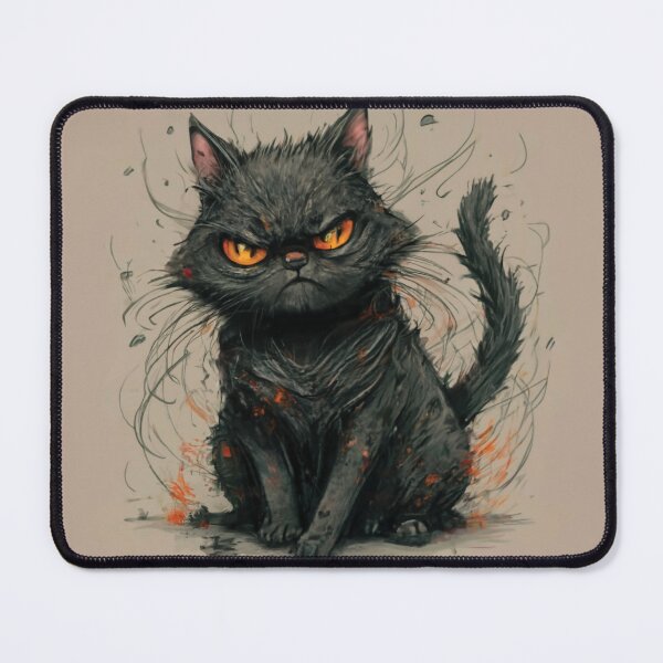 Item preview, Dirty Scruff Black Cat designed and sold by Random Designs.