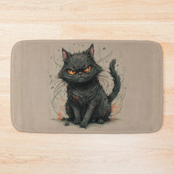 Item preview, Dirty Scruff Black Cat designed and sold by Random Designs.