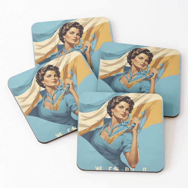 Item preview, International Womens Day Argentina Spanish Tourism Vintage Poster We Can Do it designed and sold by TravelersGems.