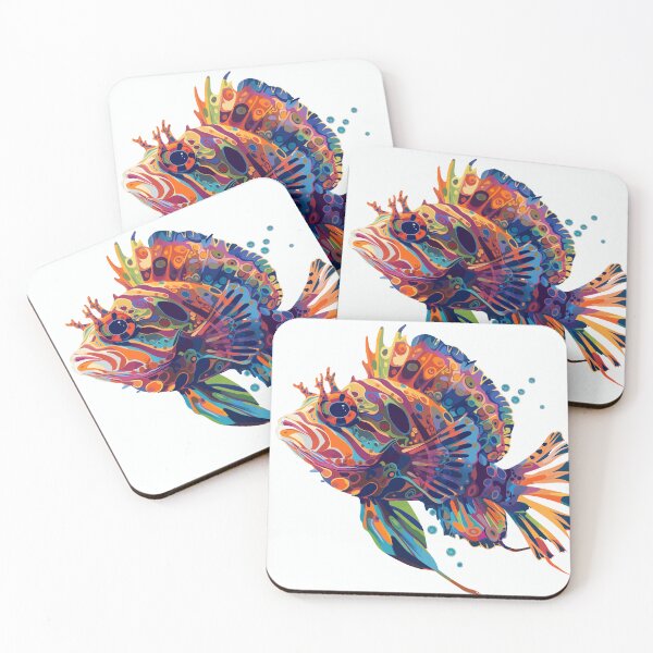 Item preview, Splash of Spectrum: Psychedelic Fish designed and sold by Inspired Innovations.