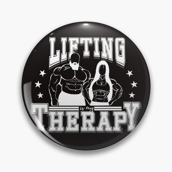 Item preview, Gym is my therapy, lifting is my therapy  designed and sold by Gingercitrus31.