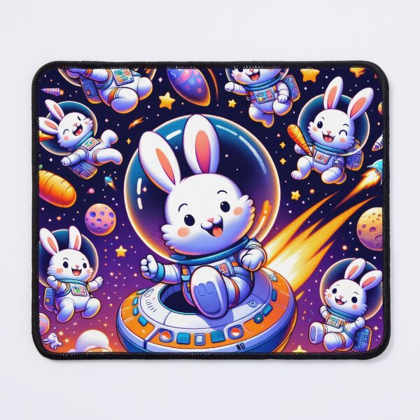 Item preview, Rabbits in space designed and sold by Digital Dreamsmiths.