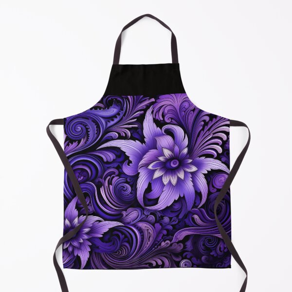 Item preview, Purple Psychedelic Flower Tile designed and sold by TheGlassPortal.