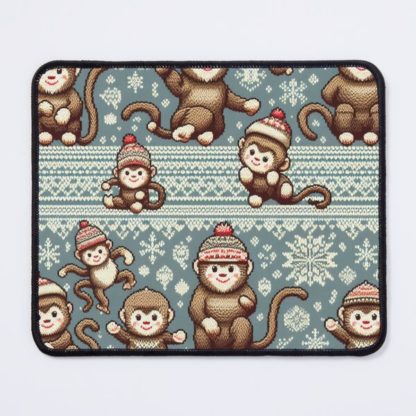 Item preview, Snow Monkey Serenity: Embracing Winter's Warmth designed and sold by FemmeFlair.
